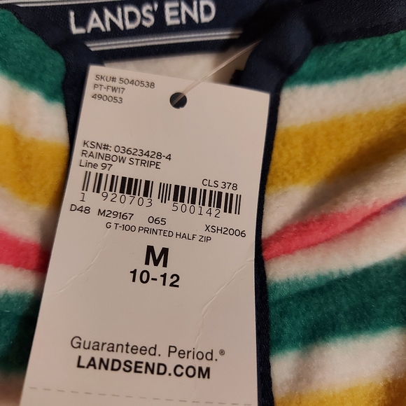 Lands' end girl's polartec, size M 10-12 - Picture 5 of 12